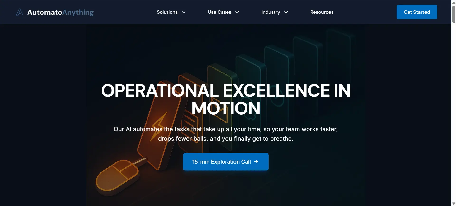 Mobile app interface