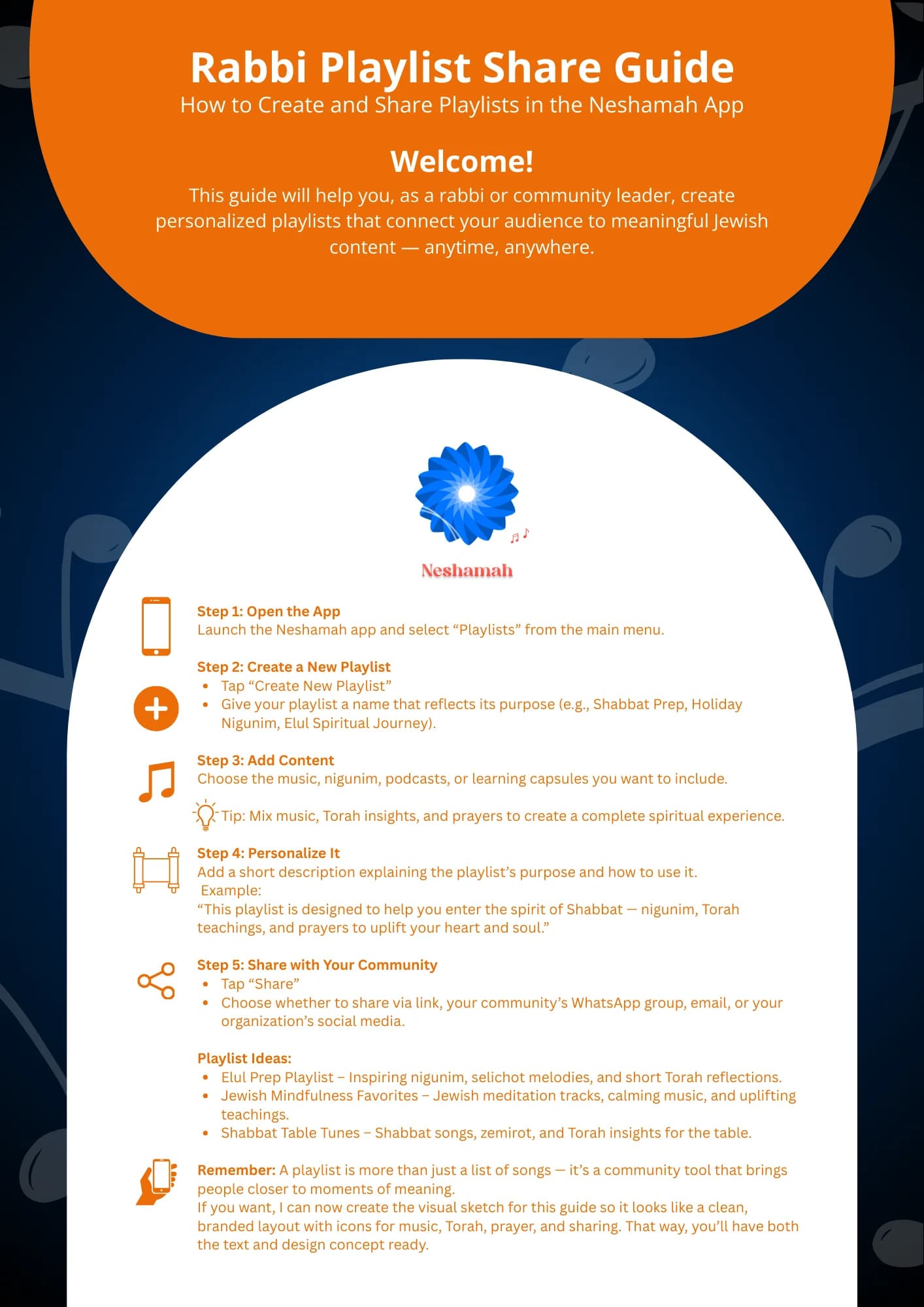 Neshamah App design 1