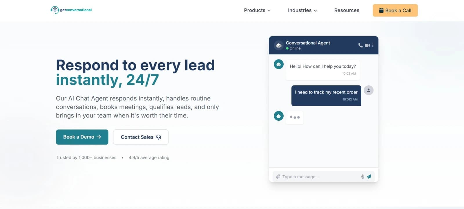 Smart conversation interface