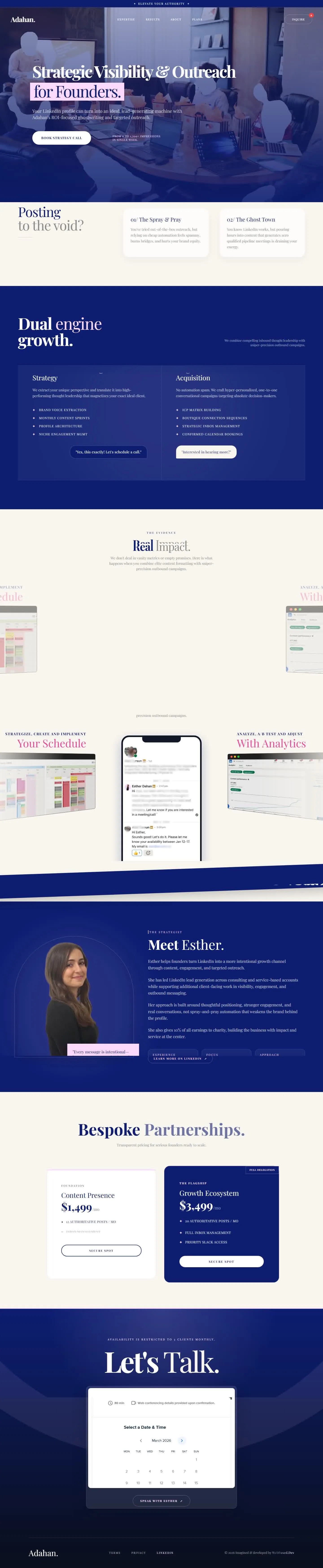 Adahan Marketing full page