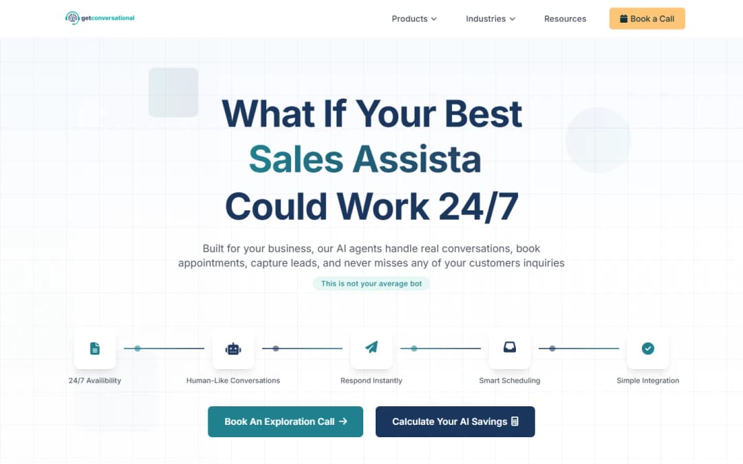 Get Conversational — polished design