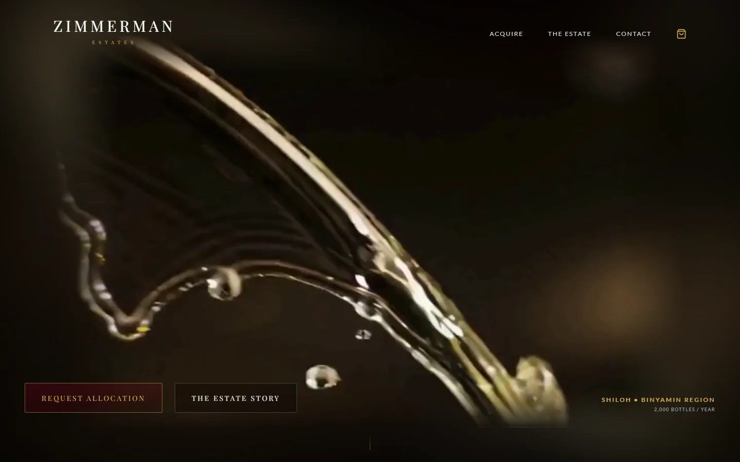 Zimmerman Estates real estate website — built by WebFused